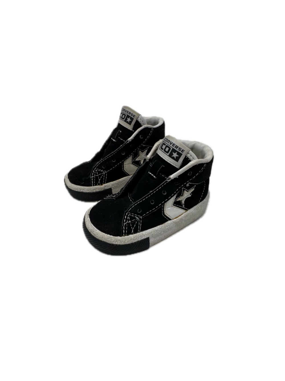 Converse Steal The Show Infant Black High Top Shoes Size 3